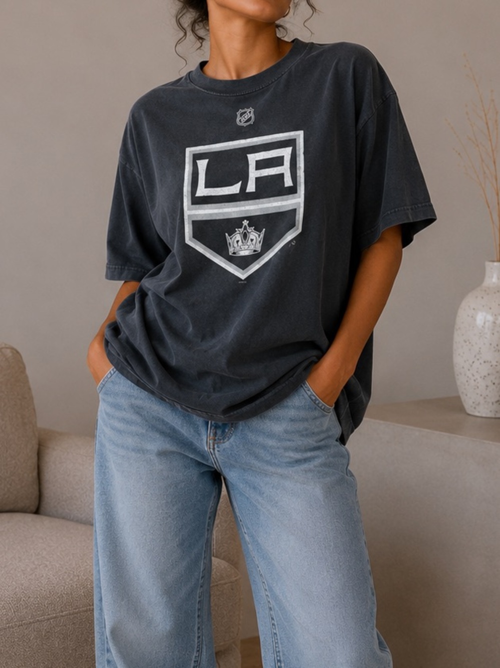 LA Kings Black Graphic Team T-Shirt